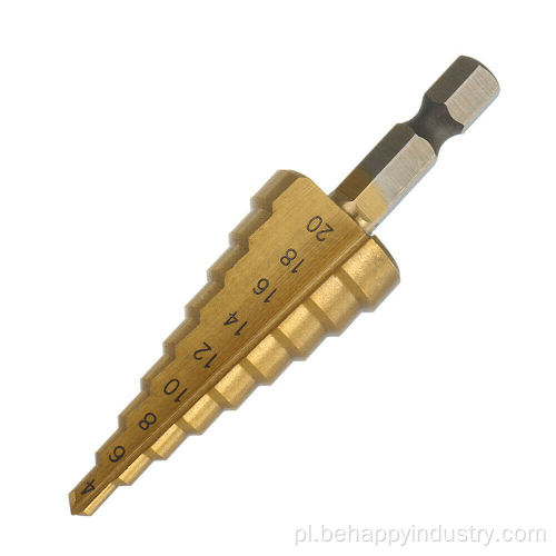 3PCS Hex HEX HSS Titanium Coated Drill